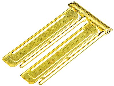 Detail Associates 101303 HO Scale Brass Sunshades -- EMD Wide-Cab
