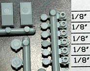 Detail Associates 1026 HO Scale Ditch Lights w/MU Stands -- SP