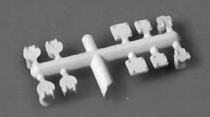 Detail Associates 1507 HO Scale MU Receptacles -- With Blank