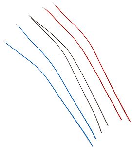 Detail Associates 1513 HO Scale MU Jumper Cable .020" Vinyl 3" Long
