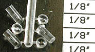 Detail Associates 1709 HO Scale Clear Classification Lights pkg(12)