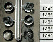 Detail Associates 1711 HO Scale Headlight Lenses pkg(12) -- 14-1/2"