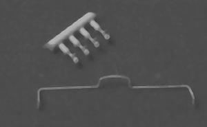 Detail Associates 2204 HO Scale Coupler Lift Bar -- With Bracket