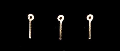 Detail Associates 2206 HO Scale Formed Wire Eye Bolt Lift Rings