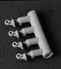Detail Associates 2213 HO Scale Coupler Lift Bar - Brackets Only