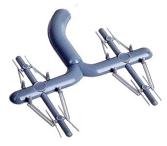 Detail Associates 2314 HO Scale Windshield Wipers -- Offset