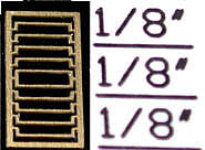 Detail Associates 2716 HO Scale Brake Grids -- For ALCO Century