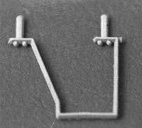 Detail Associates 6411 HO Scale Freight Car Stirrups - Offset
