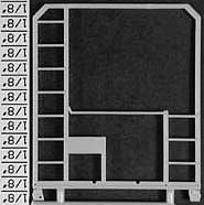 Detail Associates 6431 HO Scale End Details -- End Frame Ladders