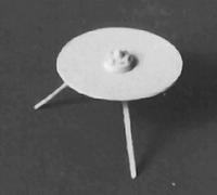 Detail Associates 6501 HO Scale Radio Antennas -- Caboose Dish