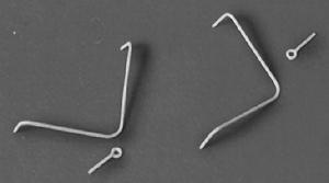 Detail Associates 27 HO Scale Caboose Grab Irons -- L-Shaped Ends