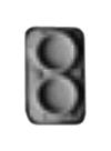 Detail Associates 8217 N Scale Headlights -- Dual, Late (plastic)