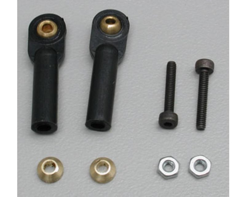 Du-Bro 2133 Swivel Ball Link Black 2mm w/Hardware (2) (2133)