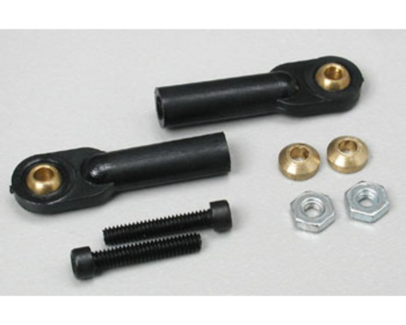 Du-Bro 2135 Swivel Ball Link Black 2-56 w/Hardware (2) (2135)