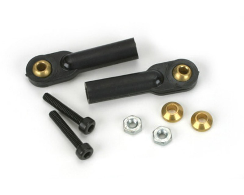 Du-Bro 2161 Swivel Ball Link w/Hrdwr Black 4-40 (2) (2161)