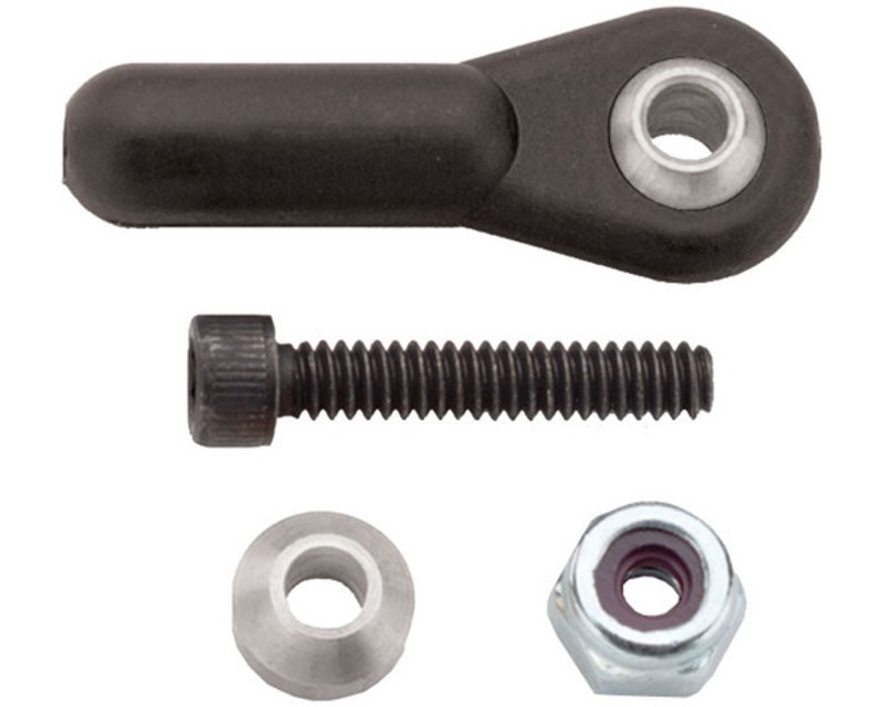 Du-Bro 2263 Heavy-Duty Ball Links 4-40 W/Spacers Black (12) (2263)