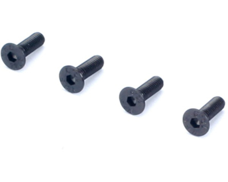 Du-Bro 2287 M3x10mm FHCS Flat Head Cap Screws (4 Pcs) (2287)