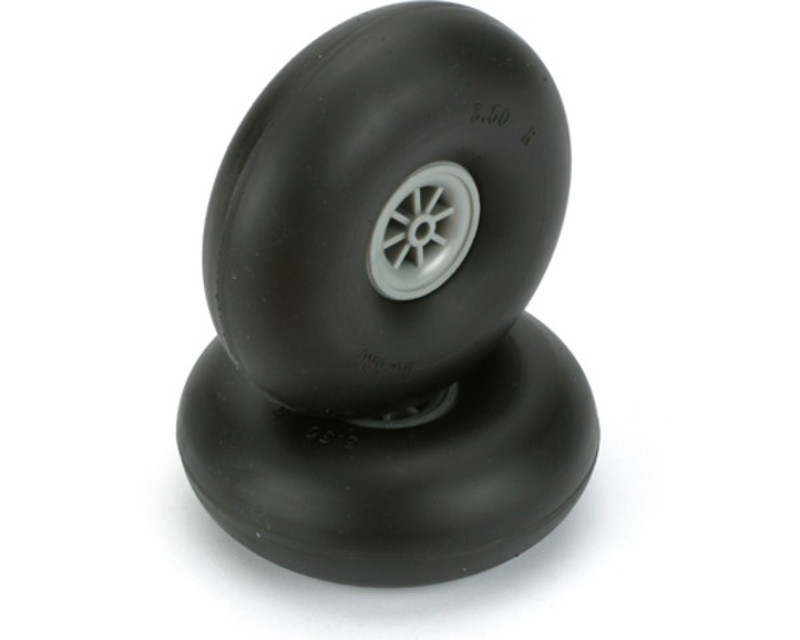 Du-Bro 350R Smooth Wheels 3-1/2 inch (2) (350R)