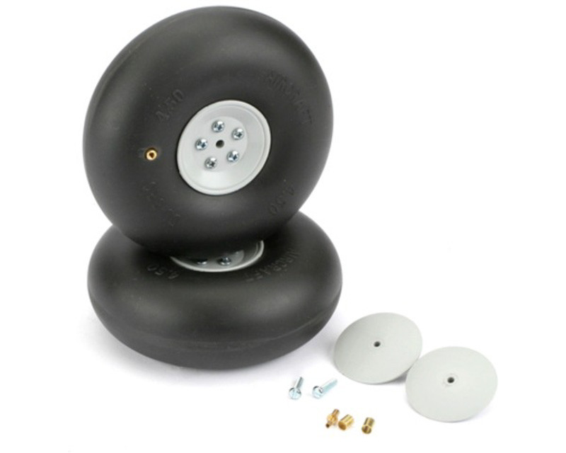 Du-Bro 450RV Big Wheels 4-1/2 inch (2) (450RV)