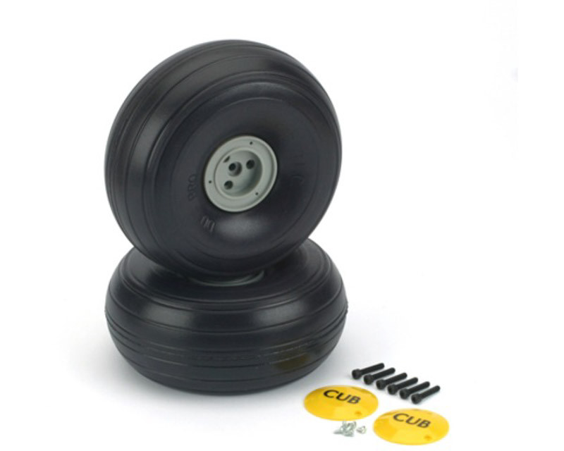 Du-Bro 558TLC 1/3 Lightweight J-3 Cub Wheels (2) (558TLC)