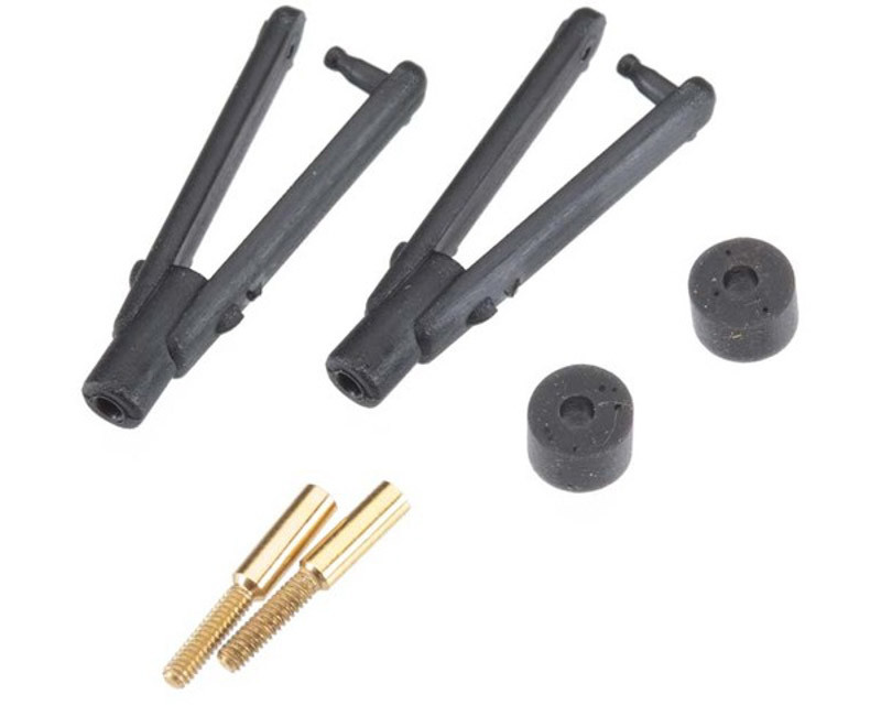 Du-Bro 973 Long Arm Micro Clevis .032 inch Black (2) (973)