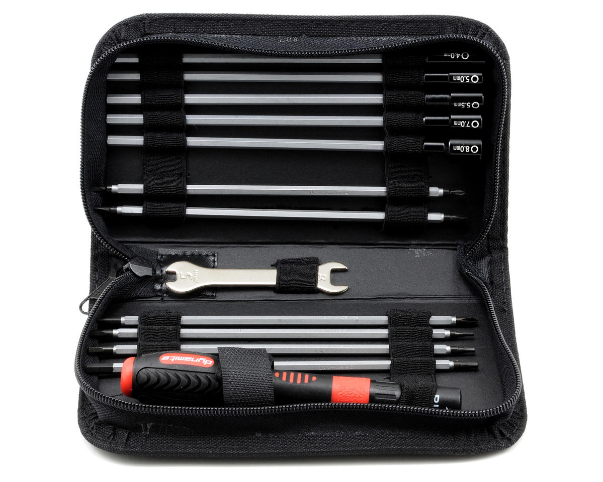 Dynamite DYN2833 RC Startup Tool Set for Traxxas and Others