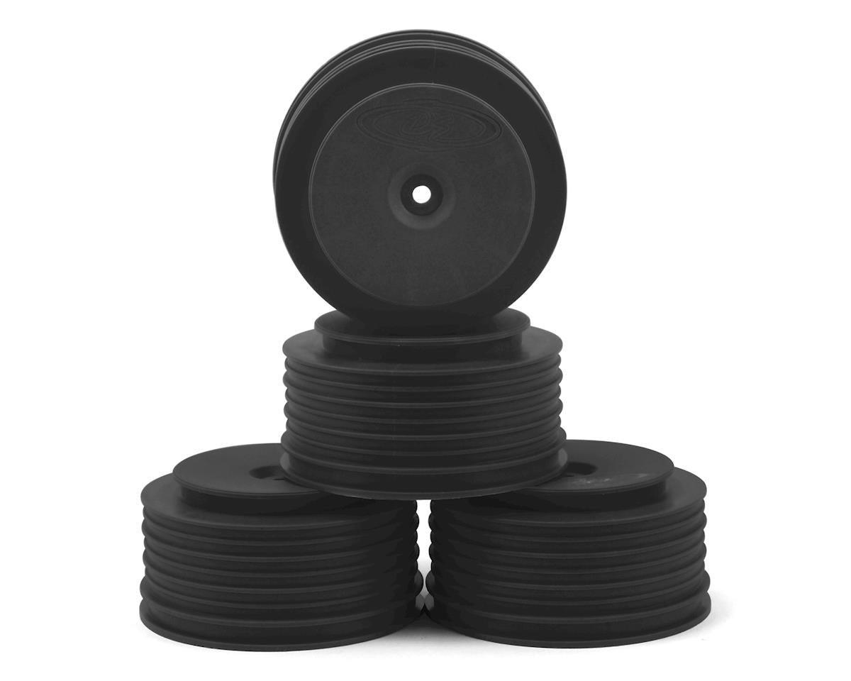 DE Racing PS4-LB Black Speedline SC Wheels for TLR 22SCT, TEN-SCTE, Tekno SCT410
