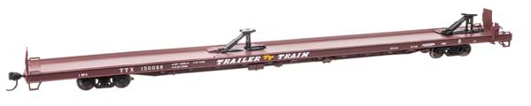 Walthers Mainline 910-5732 HO Scale 89' Channel Flatcar Trailer-Train #150088