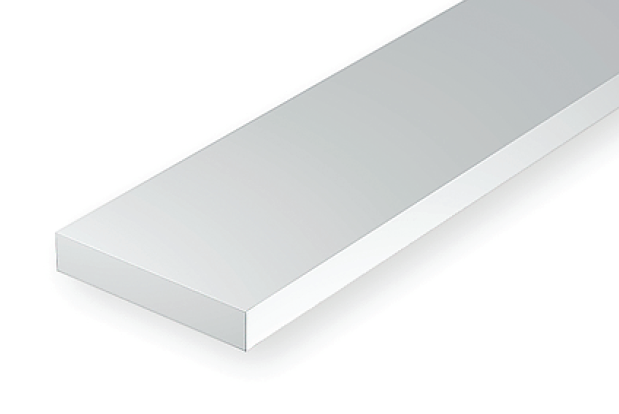 Evergreen 376 White Styrene Strips .100 x .125 x 24