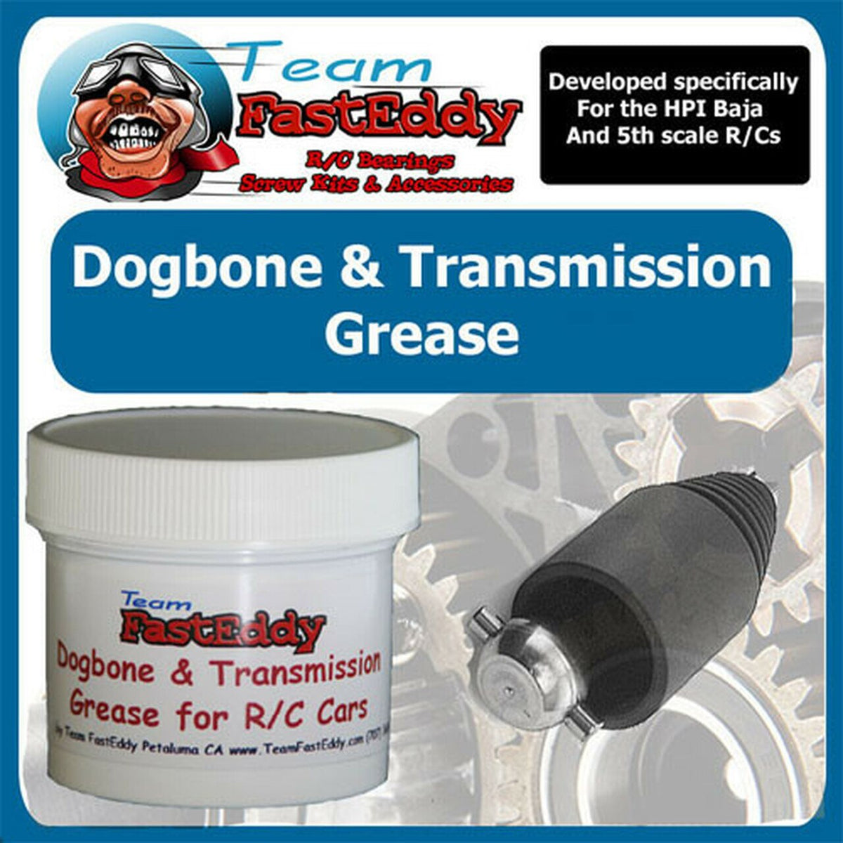 Fast Eddy Bearings TFE328 Dogbone & Transmission Grease