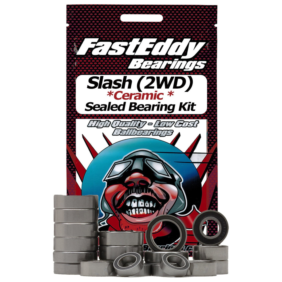 Fast Eddy Bearings TFE448 Traxxas Slash 2WD Sealed Ceramic Bearing Kit