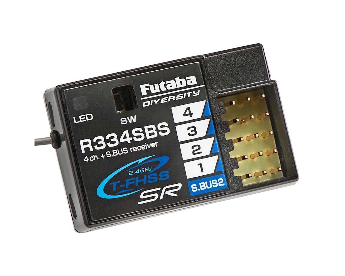 Futaba 1102246-3 R334SBS T-FHSS/SR/S.Bus2 4-Channel 2.4GHz Receiver