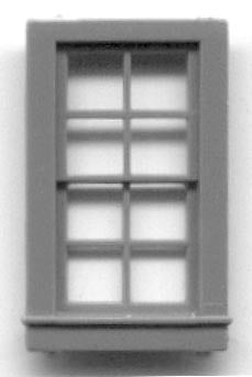 Grandt Line 5030 HO Scale 8 Pane Double Hung Window