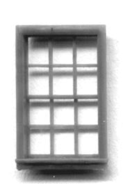 Grandt Line 5031 HO Scale 12 Pane 36x64" Double Hung Window