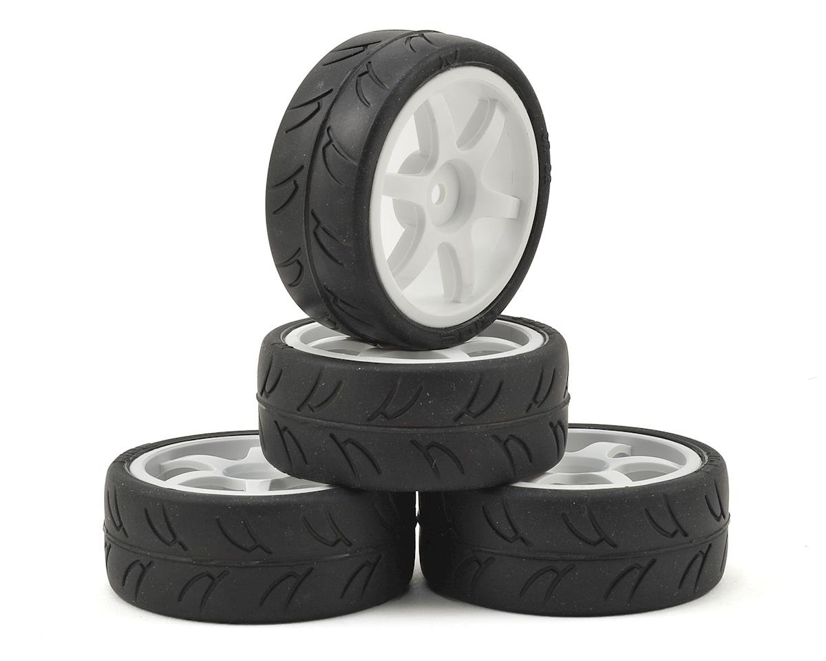 Gravity RC 124 USGT Pre-Glued Tires on 6 Spoke Wheels