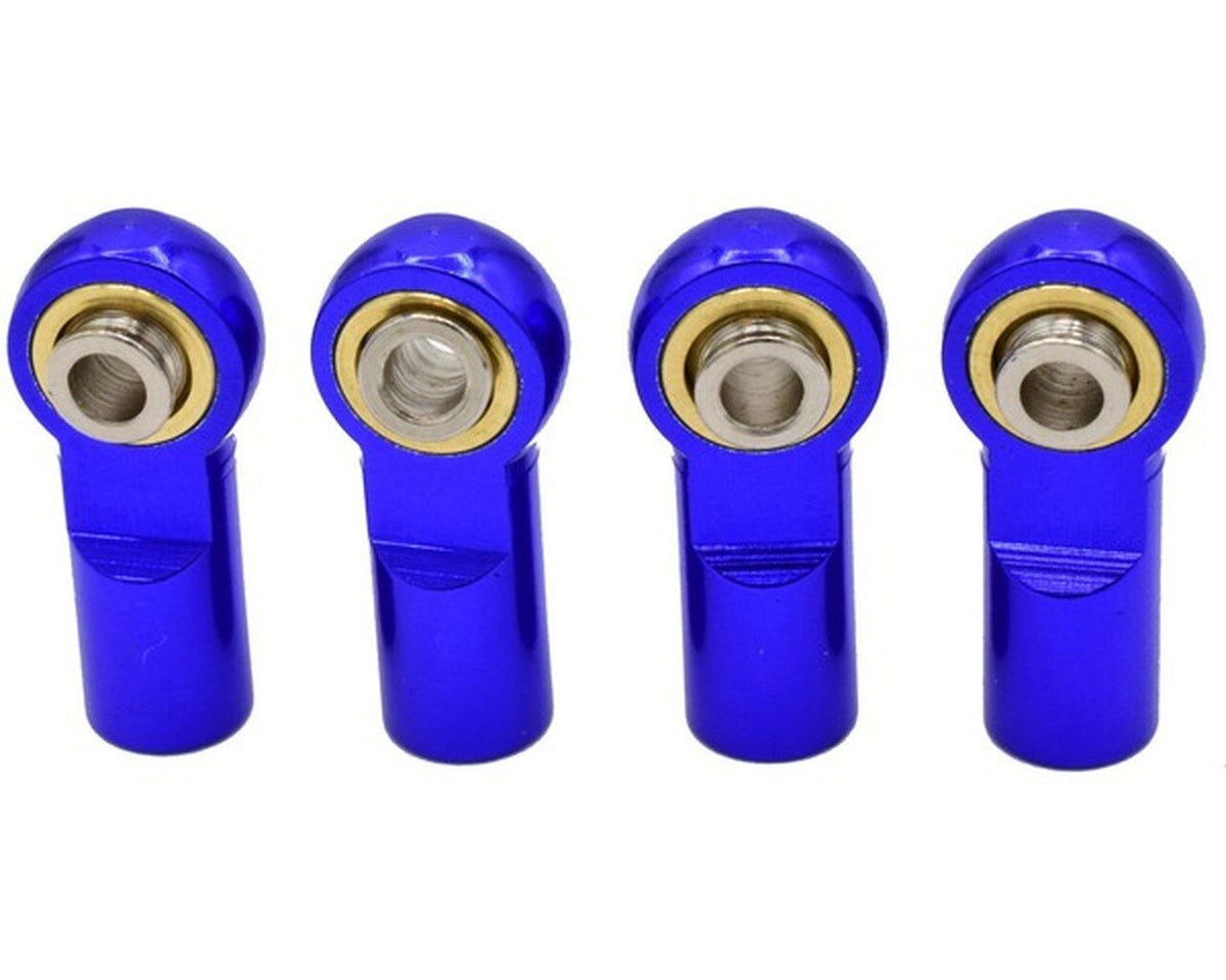 Hot Racing HRARVO160AHBN06 Blue Aluminum Push Rod End for Traxxas Revo 4