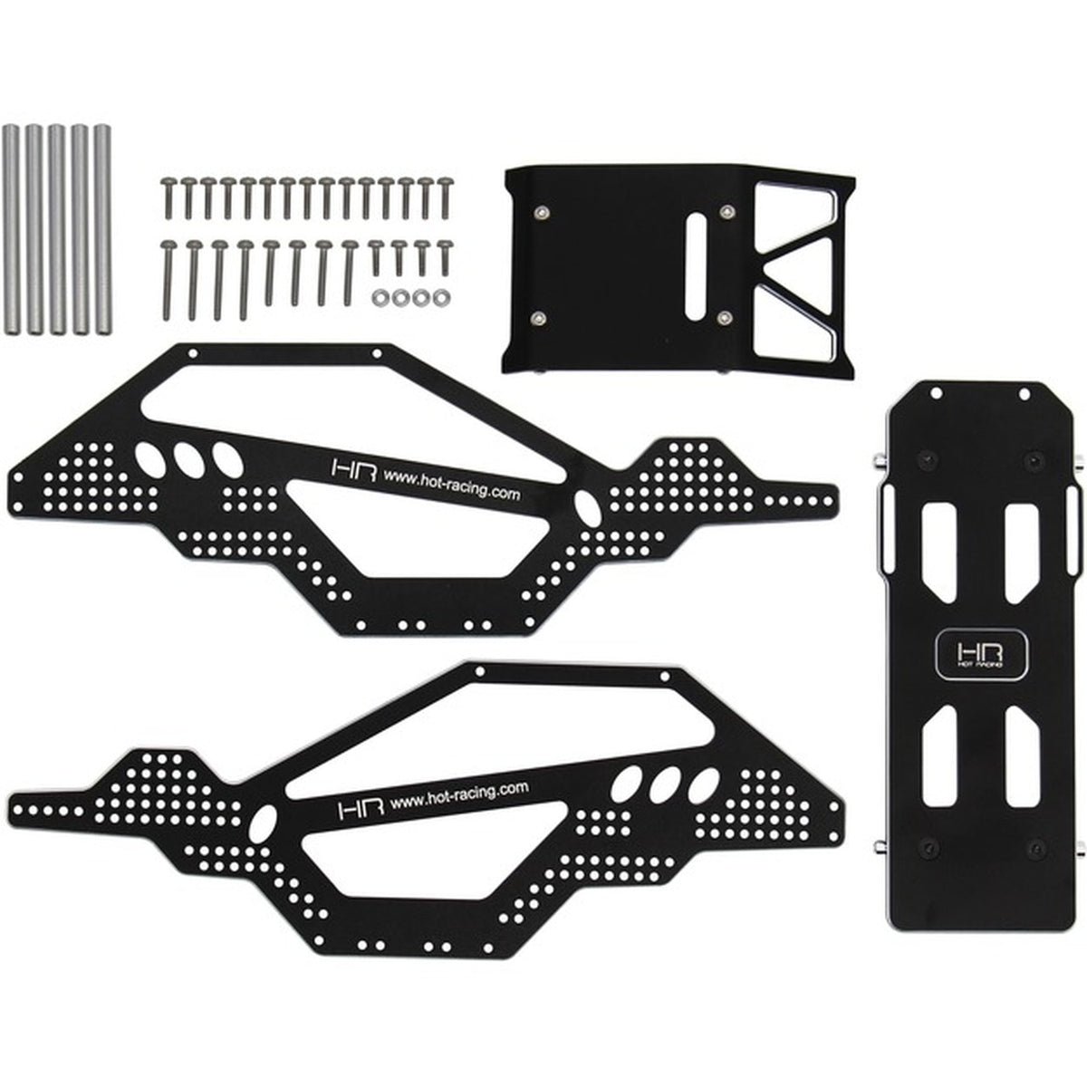 Hot Racing HRASXTF14RR01 Aluminum Rock Racers Conversion for SCX24