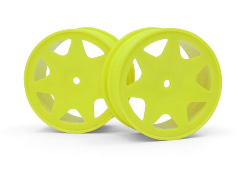 HPI 100620 Ultra 7 Wheels Yellow 30mm Brama 10b RTR (2 Pcs) (100620)