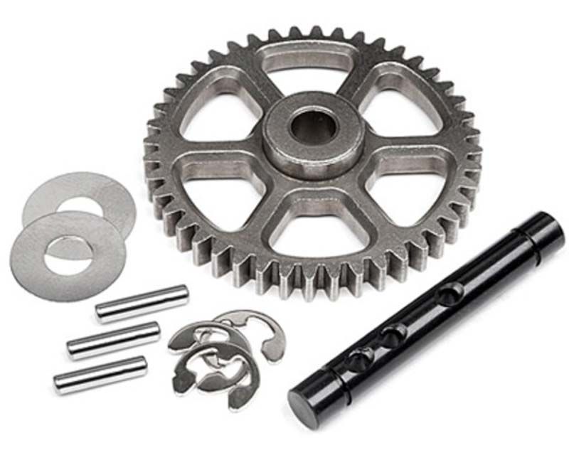 HPI 100905 Idler Gear 44 tooth Shaft Set Savage Flux (100905)