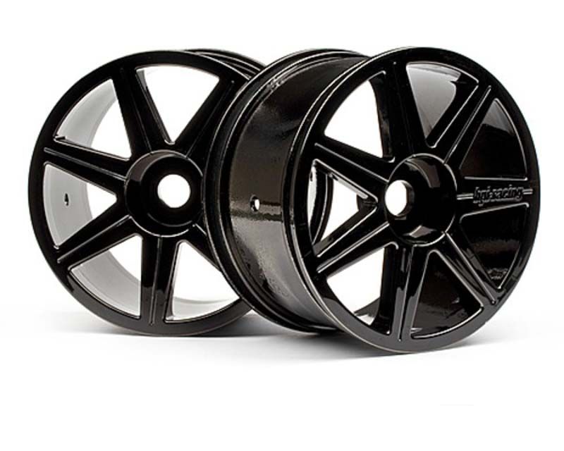 HPI 101156 7-Spoke Black Chrome Trophy Truggy Wheel (101156)
