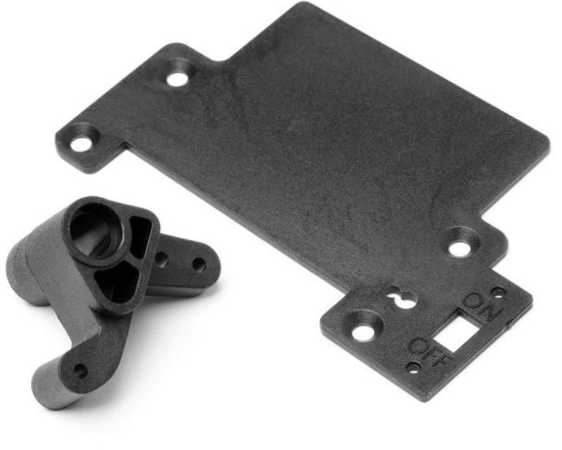 HPI 101313 Servo Arm Radio Tray Post Radio Tray Lid Rx Bullet Flux (101313)