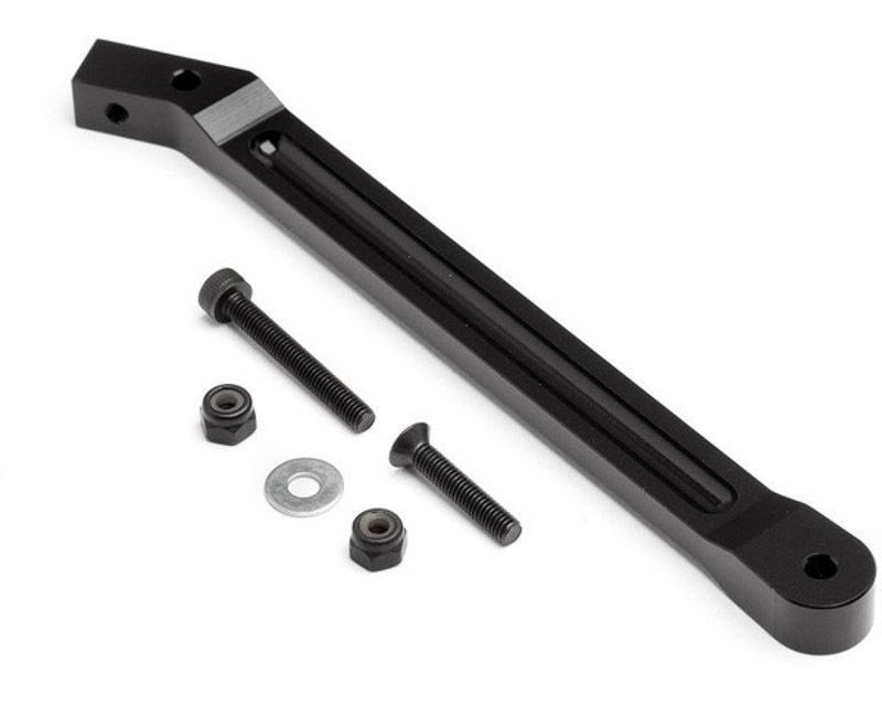 HPI 101795 Aluminum Rear Chassis Brace Black Trophy Buggy Opt (101795)