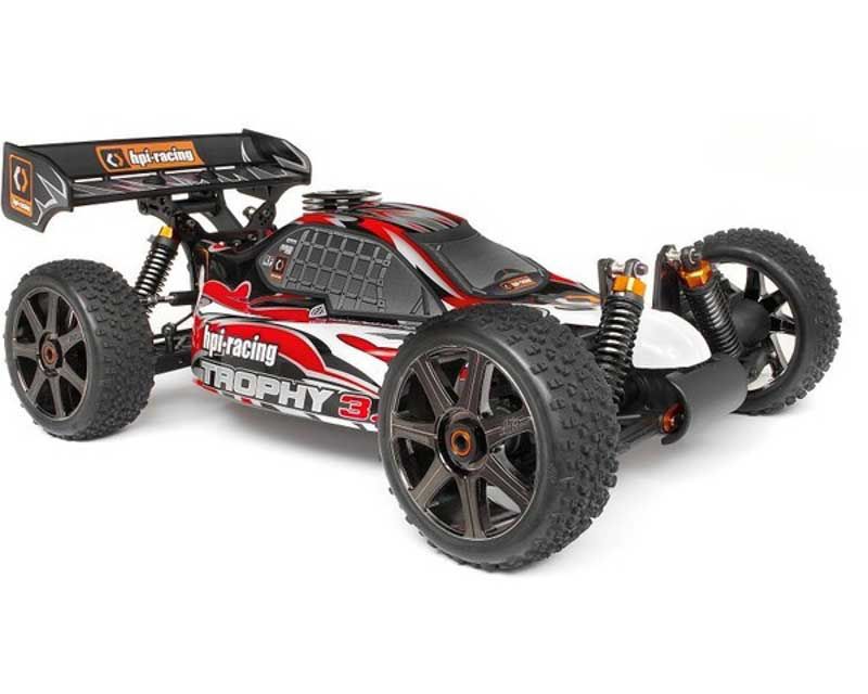 HPI 101796 Trophy Buggy Body With Window Masks and Decals (Clear) (101796)