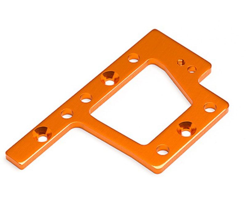 HPI 101801 Center Gearbox Mounting Plate Truggy Flux Orange (101801)