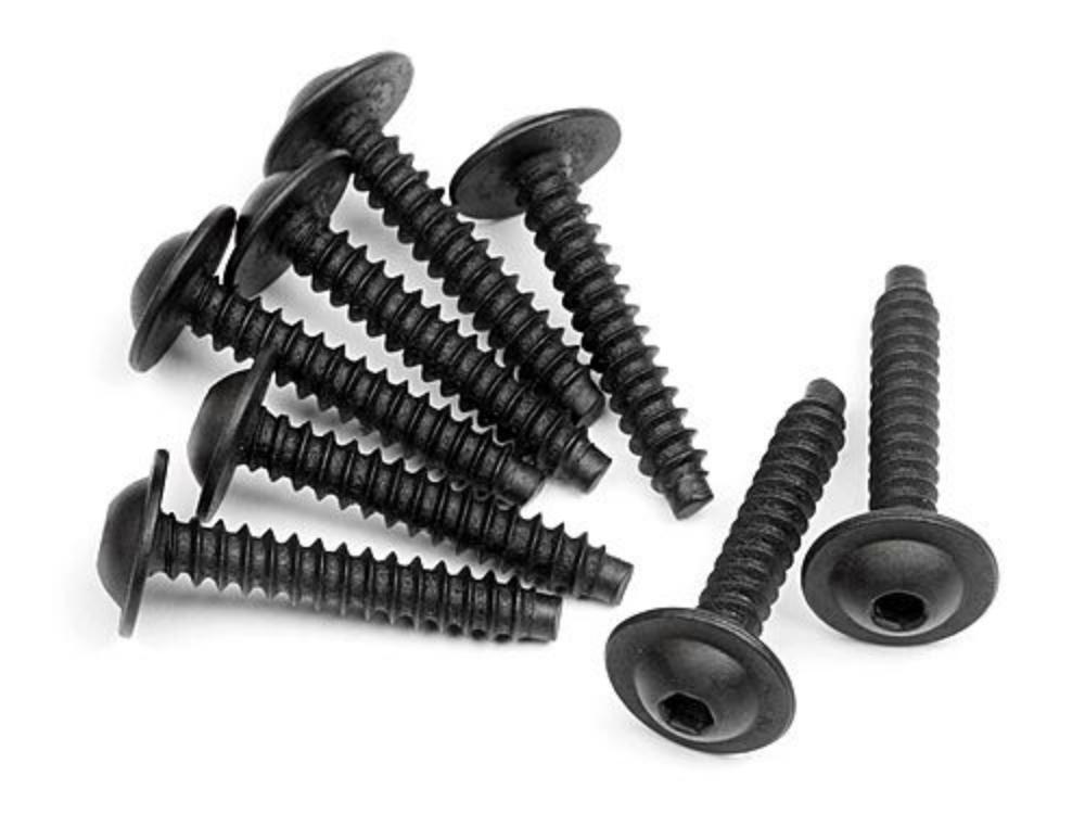 HPI 103673 Tp Flanged Screw M3x18mm Hex Socket (8 Pcs) (103673)