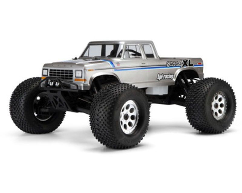 HPI 105132 1979 Ford F-150 Supercab Body Savage XL (Clear) (105132)