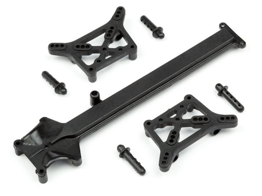 HPI Racing 105510 Shock Tower/Body Post/Top Deck Set (Recon) (105510)