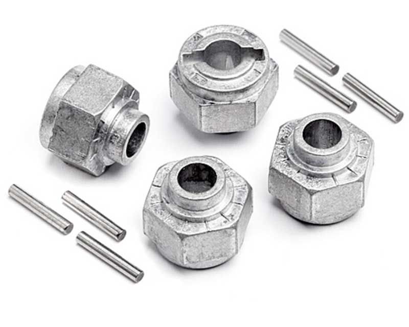 Discontinued - HPI 105629 Hex Wheels Hub Savage XS 12mm (4 Set) (105629)