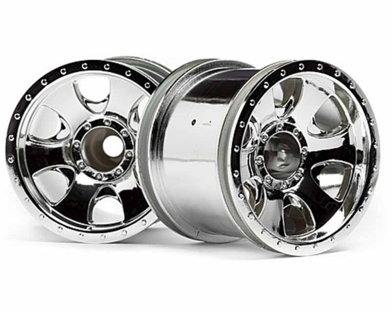 HPI 106722 2.2 inch Warlock Wheel Chrome (106722)