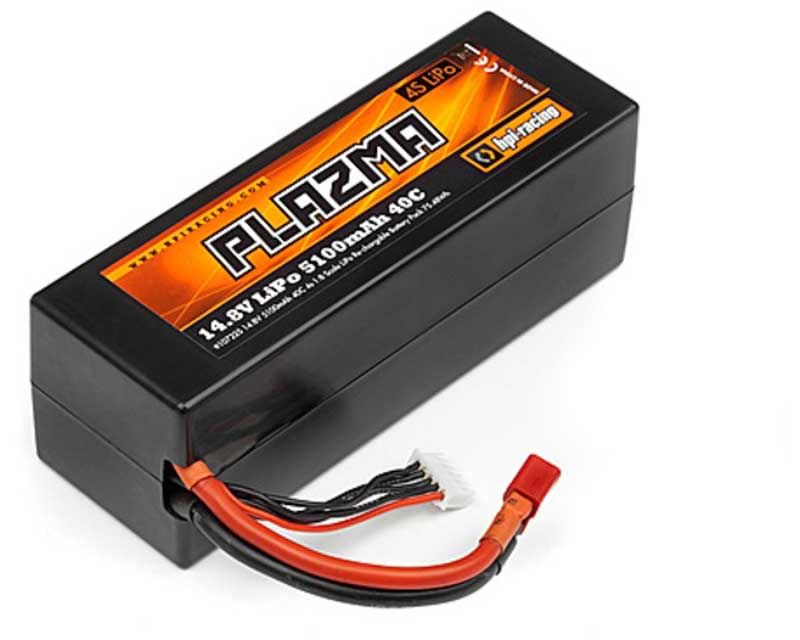 HPI 107225 Plazma LiPo 14.8V 5100mAh 40C (107225)